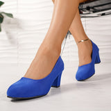 Vayda | Red Block Heel Sandals