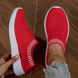 Lucienne | Black Knit Slip-Ons
