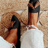Vesperia | Black Brown-Tassel Flats