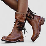Ines | Brown Western Boots