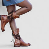 Ines | Brown Western Boots