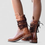 Ines | Brown Western Boots