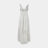 Raelene | Ivory Lace V-Neck Dress