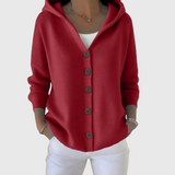 Phoebe | Pink Hooded Cardigan