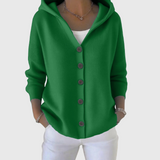Phoebe | Pink Hooded Cardigan