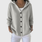 Phoebe | Pink Hooded Cardigan