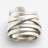 Bliss - Thick Vintage Silver Ring