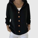 Phoebe | Pink Hooded Cardigan