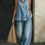 Anja | Two-Piece Denim Set