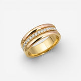Sarah - Vintage Ring with Inlaid Zirconia