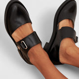 Nadine | Black Double-Strap Mary Janes