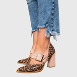 Luvia | Khaki Heeled Sandals