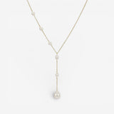 Vintage Pearl Pendant Necklace