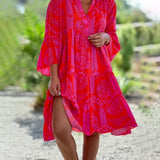 Joyce | Pink Paisley Tunic Dress