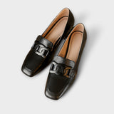 Marielle | Beige Chain Loafers