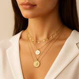 Sophie – Multilayer Silver Necklace
