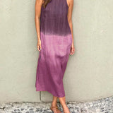 Heather | Brown Ombre Sleeveless Dress