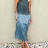 Heather | Brown Ombre Sleeveless Dress