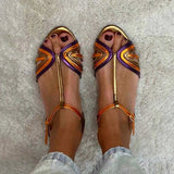 Viviana | Multicolour Woven Sandals