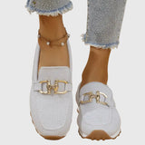Susie | Buckle Knit Loafers