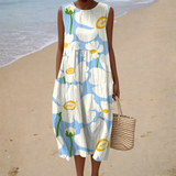 Cassia | Blue Lemon Floral Dress