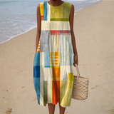 Josephine | Multicolour Patchwork Dress