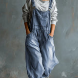 Louise | Denim Overall in Retro Look