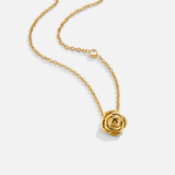 Léonore – Double gold necklace with delicate detail