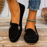 Kaia | Teal Stitched Moccasins