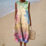 Anais | Pastel Watercolour Floral Dress