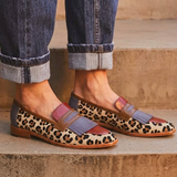 Zelda | Leopard Patchwork Loafers