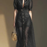 Marie | Patchwork Set with Organza Details