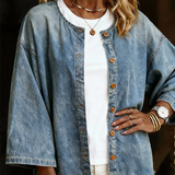 Tessa | Denim Cardigan with Buttons
