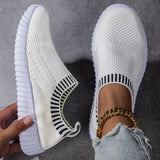 Lucienne | Black Knit Slip-Ons