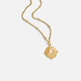 Juliane – Gold necklace with delicate circular detail