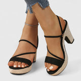 Lorienna | Elegant Block Heel Sandals