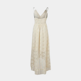 Raelene | Ivory Lace V-Neck Dress