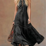 Stella | Sleeveless Denim Mermaid Dress