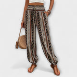 Elise | Pants with Ethnic Graphic