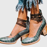 Nina | Brown Heeled Sandals
