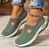 Capucine | Cut-Out Knit Slip-Ons
