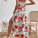 Lila | White Tropical Floral Dress