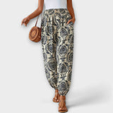 Elise | Pants with Ethnic Graphic