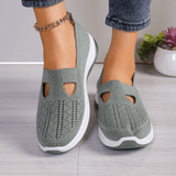 Capucine | Cut-Out Knit Slip-Ons
