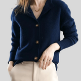 Grace | Ivory Collared Button Cardigan
