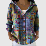 Kiara | Multicolour Patchwork Cardigan