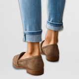 Nadia | Tan Pointed Loafers
