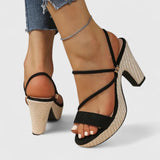 Lorienna | Elegant Block Heel Sandals