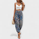 Elise | Pants with Ethnic Graphic
