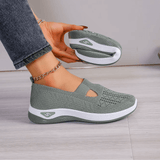 Capucine | Cut-Out Knit Slip-Ons